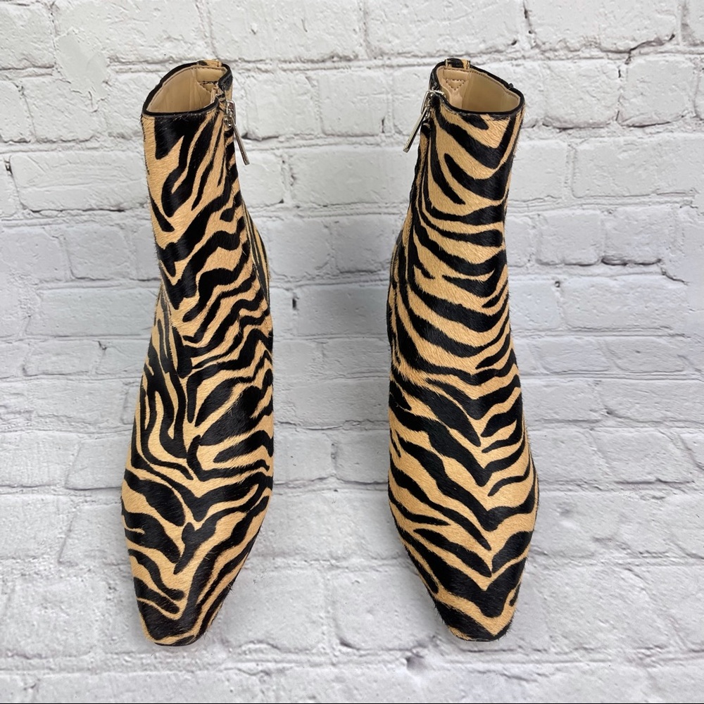 NWOB Samantha Genuine Calf Hair Bootie SAM EDELMAN - Picture 5 of 15